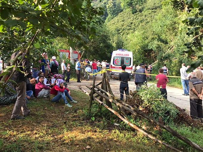 Hendek'te katliam gibi kaza