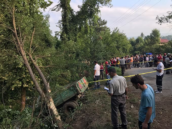 Hendek'te katliam gibi kaza