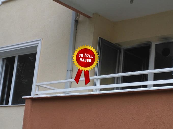 Babasına kızdı, evi yaktı