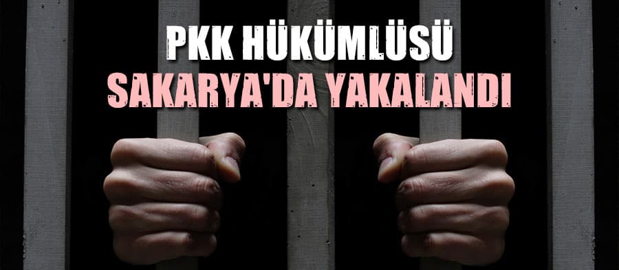 PKK hükümlüsü Sakarya'da yakalandı