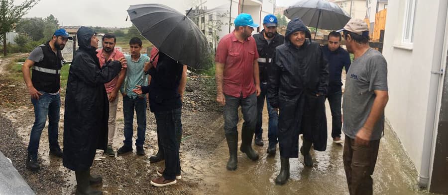 ''Yağış sonrasındaki aksiliklerden dolayı özür dileriz''
