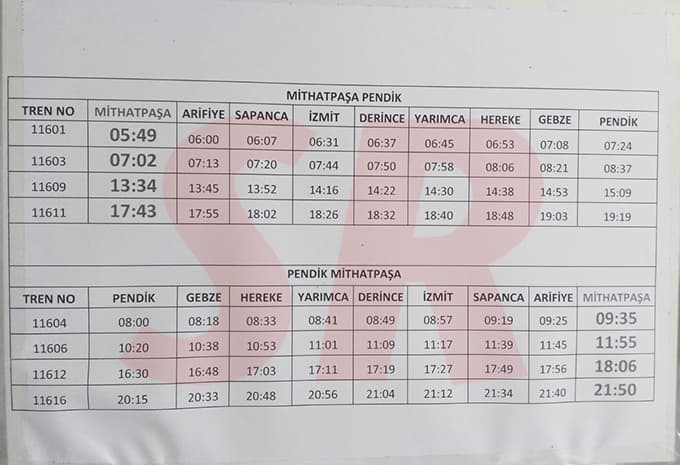 İşte Ada Ekspresi'nin sefer saatleri