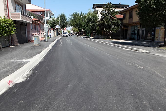 Yeğenler Caddesi yenilendi