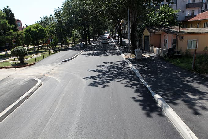 Yeğenler Caddesi yenilendi
