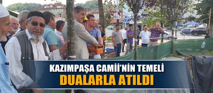 Kazımpaşa Camii'nin temelleri dualarla atıldı