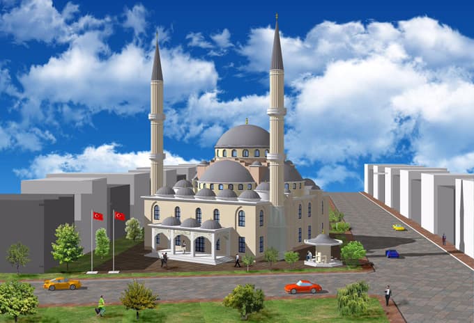 Kazımpaşa Camii'nin temelleri dualarla atıldı