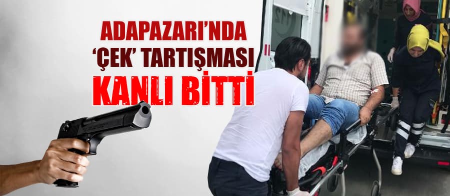 Çek tartışması kanlı bitti