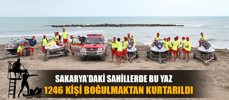 Bu yaz bin 246 kişi boğulmaktan kurtarıldı 