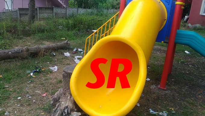 Çocuk parkı tehlike saçıyor
