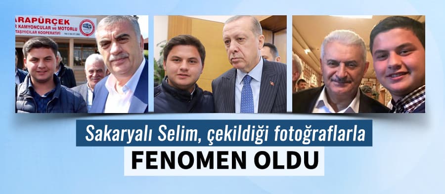 Sakaryalı Selim, çekildiği fotoğraflarla fenomen oldu