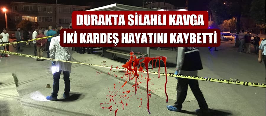 Taksi durağında silahlı saldırı: 2 ölü, 1 yaralı!