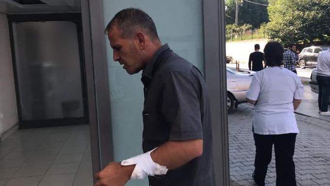 Sakarya'da acemi kasaplar hastanelik oldu