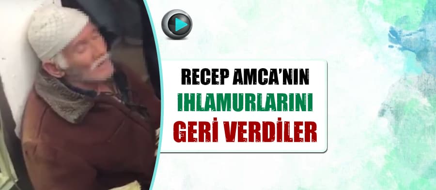 Recep Amca'nın ıhlamurlarını geri verdiler