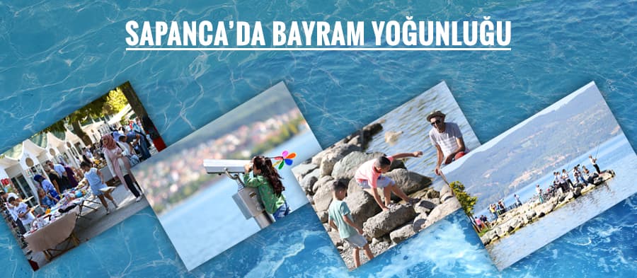 Sapanca'da bayram yoğunluğu