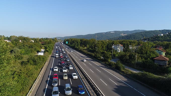 Tatilciler dönüş yolunda 