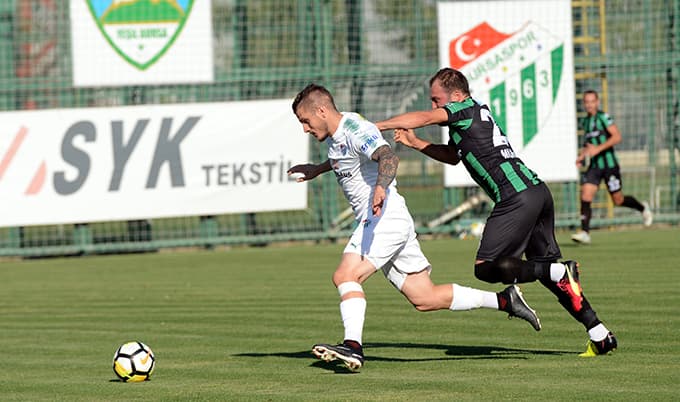Sakaryaspor, Bursaspor hazırlık maçında mağlup oldu