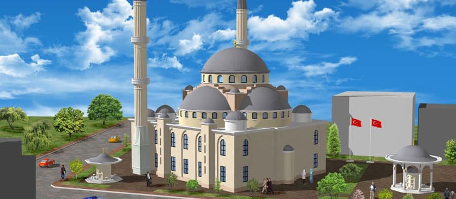 Serdivan'da Camii İnşaatı Hızla Yükseliyor