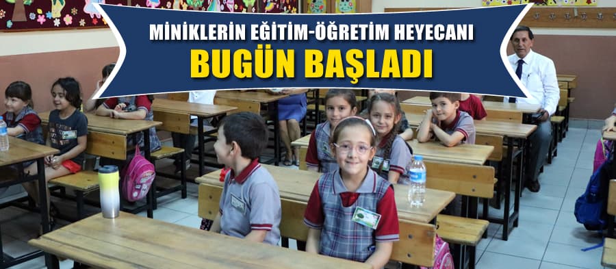 Minikler için yeni eğitim-öğretim yılı başladı