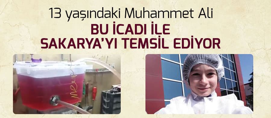 Sakaryalı Muhammet bu projesi ile icat yarışmasına katıldı