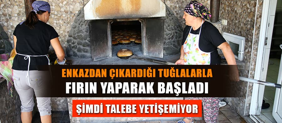 Depremde enkazdan topladığı tuğlalarla fırın yaptı ve...