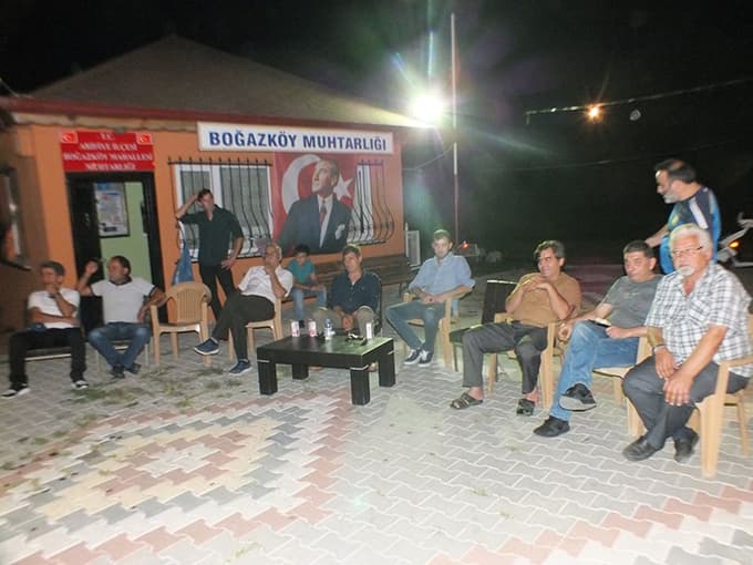 Boğazköy müzikli, çekilişli eğlencede bir araya geldi