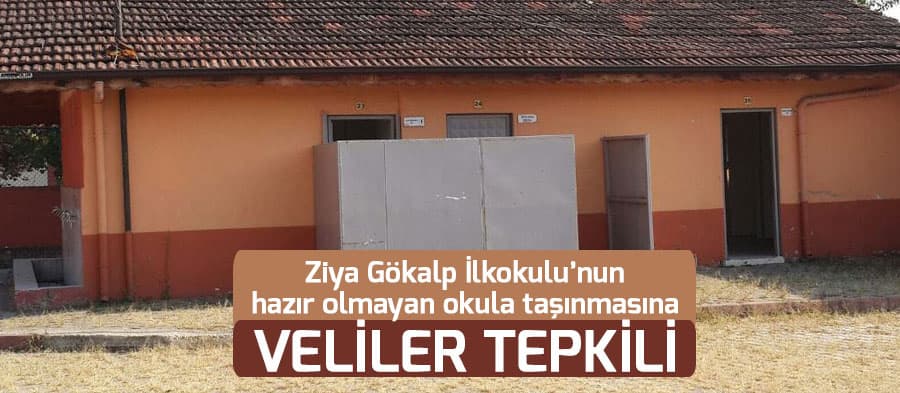 O ilkokulun hazır olmayan okula taşınması tepki çekti