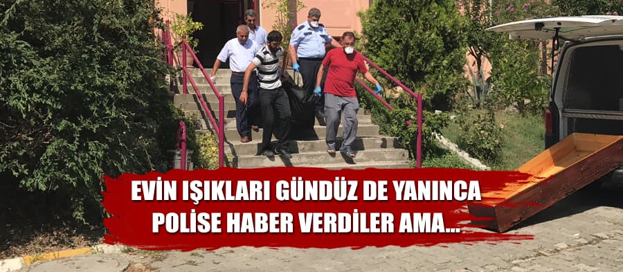 Evin ışıkları yanınca polise haber verdiler ama...