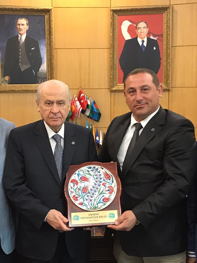 Sakarya Müteahhitler Birliği Başkanı'ndan MHP ziyareti