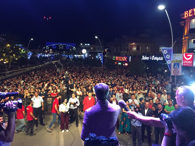 Serdivan'daki festivale büyük ilgi
