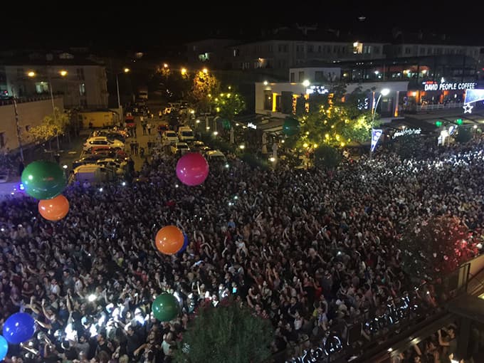 Serdivan'daki festivale büyük ilgi