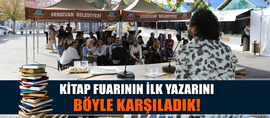 Fuarın ilk konuğu Sinan Yağmur oldu