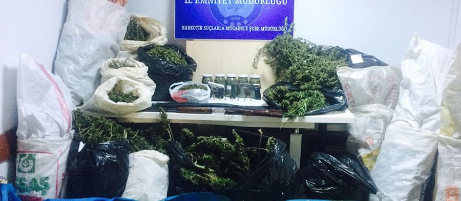 Sakarya'da 39 kilogram esrar maddesi ele geçirildi