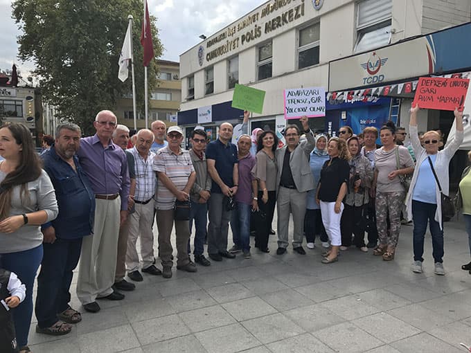 Ada Express'i için eylem yaptılar