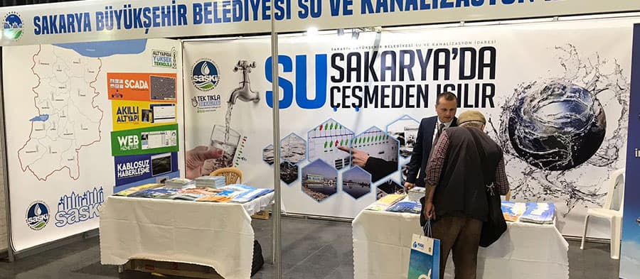 Su Teknolojileri Fuarı'nda SASKİ'ye yoğun ilgi