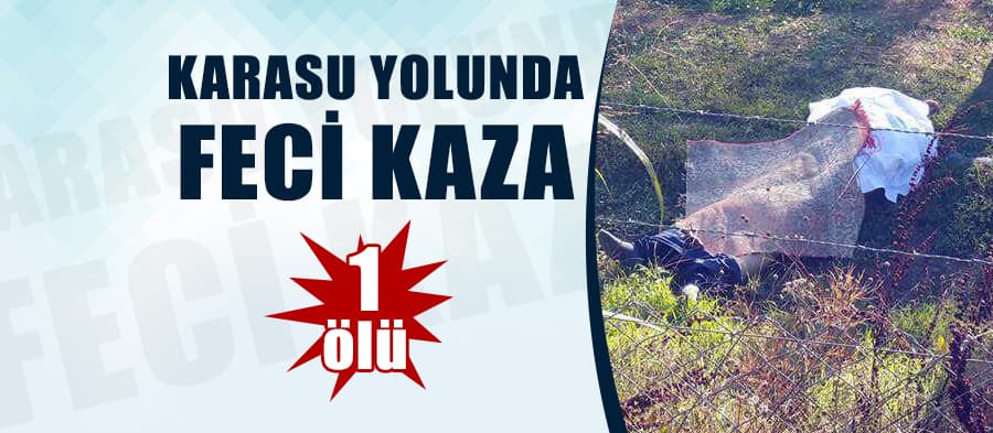 Takla atan aracın sürücüsü can verdi