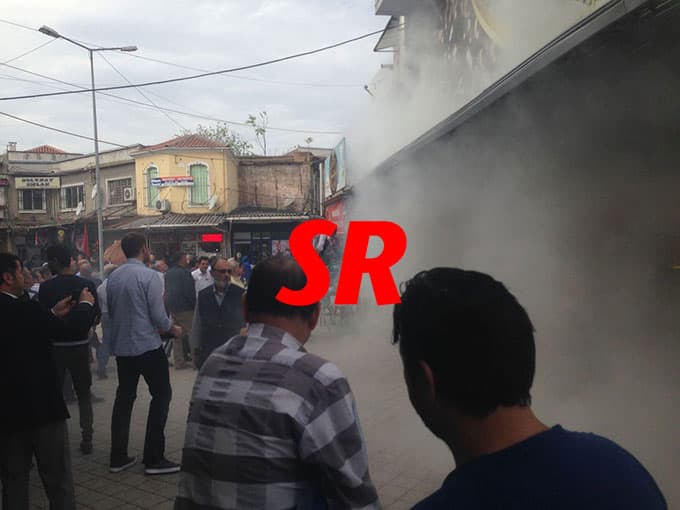Şehir merkezinde panik anları
