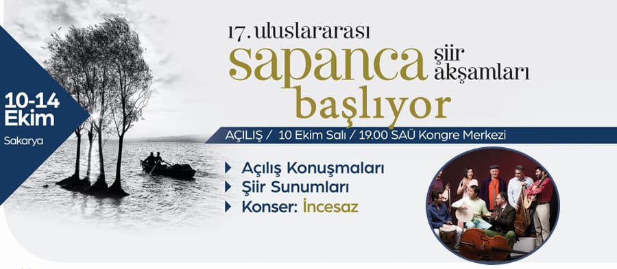 Uluslararası Sapanca Şiir Akşamları başlıyor