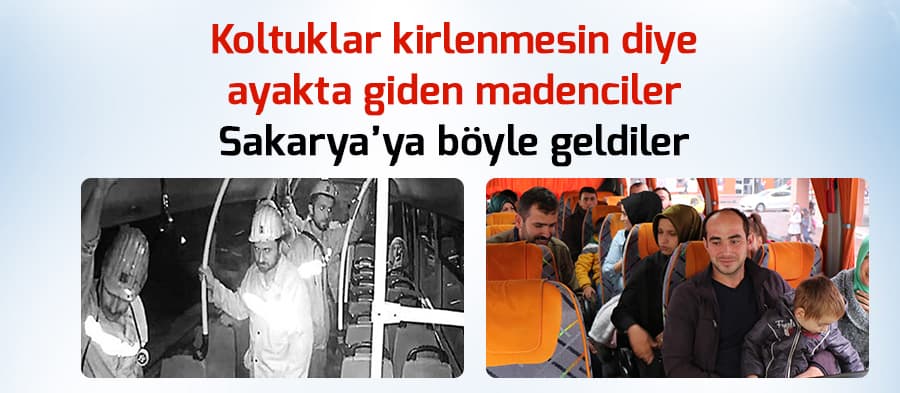 Koltuklar kirlenmesin diye ayakta gitmişlerdi...