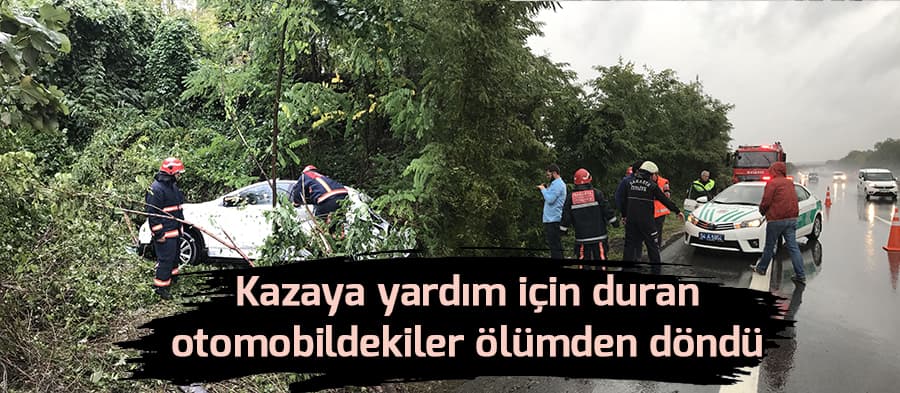 TEM'de feci kaza