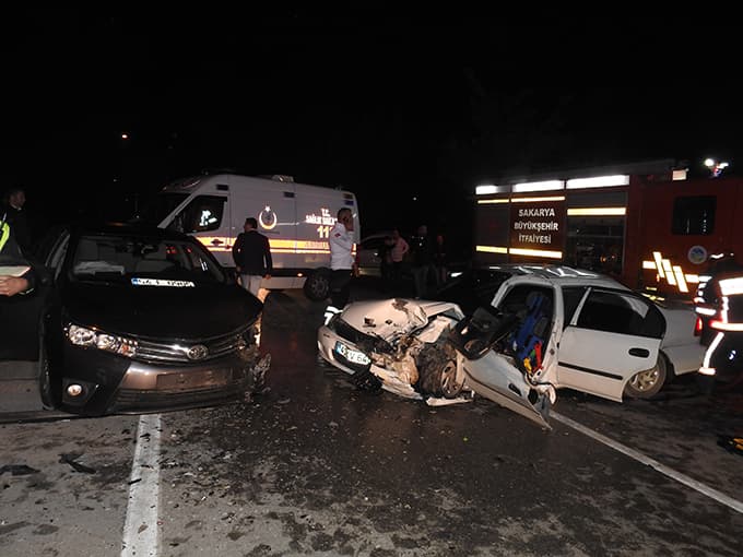 Sapanca'da kaza: 1 ölü, 6 yaralı
