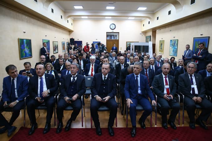 İsen, Cumhurbaşkanı Erdoğan'a eşlik etti