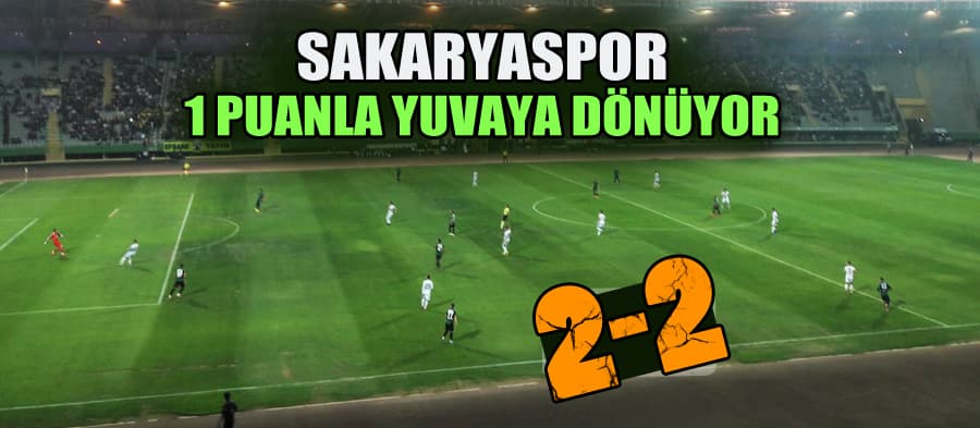 Sakaryaspor, Şanlıurfa'dan 1 puanla döndü
