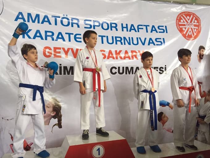 Amatör Spor Haftası Karate İl Turnuvası tamamlandı