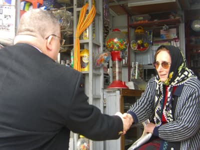 Dr. Hasan Balaban Esnaf Ziyaretindeydi