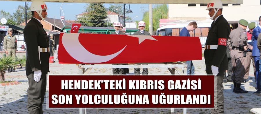 Kıbrıs Gazisi son yolculuğuna uğurlandı