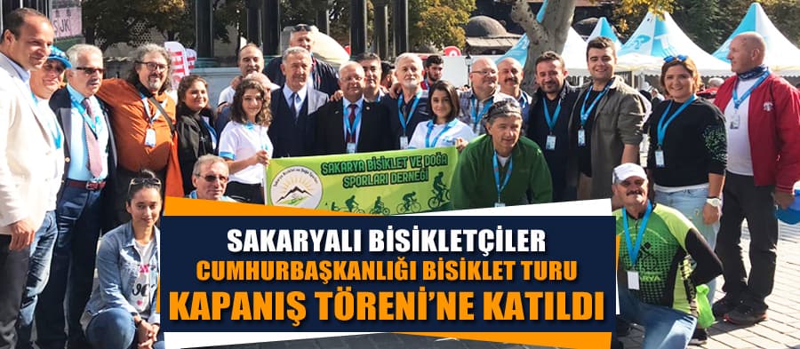 Türkiye Bisiklet Turu Kapanış Töreni'ne katıldılar
