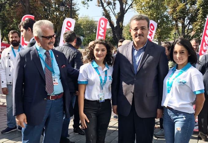 Türkiye Bisiklet Turu Kapanış Töreni'ne katıldılar