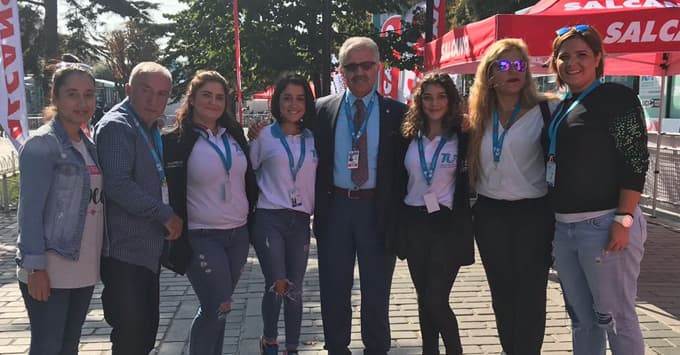 Türkiye Bisiklet Turu Kapanış Töreni'ne katıldılar