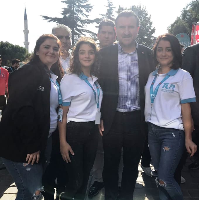 Türkiye Bisiklet Turu Kapanış Töreni'ne katıldılar
