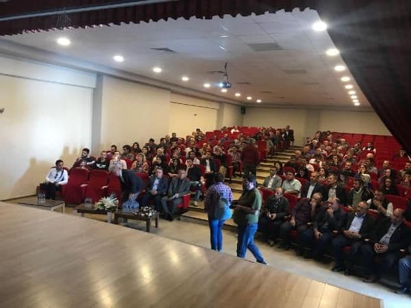 ÇED toplantısında gergin anlar